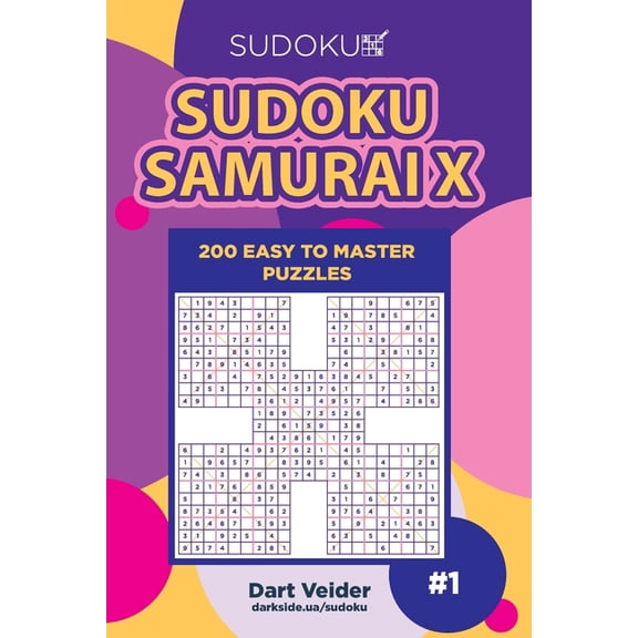 Sudoku Samurai X 200 Easy to Master Puzzles