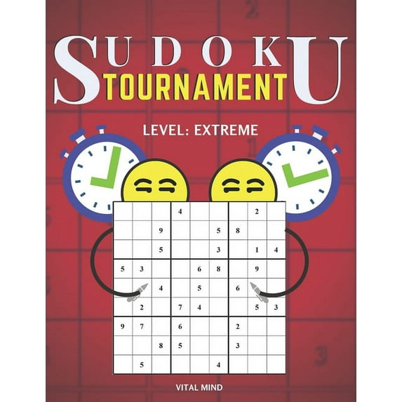 Sudoku Tournament: 20 Pairs of Puzzles / LEVEL EXTREME, (Paperback)