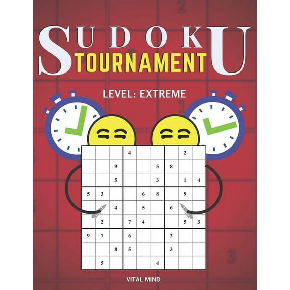 Sudoku Tournament: 20 Pairs of Puzzles / LEVEL EXTREME, (Paperback)