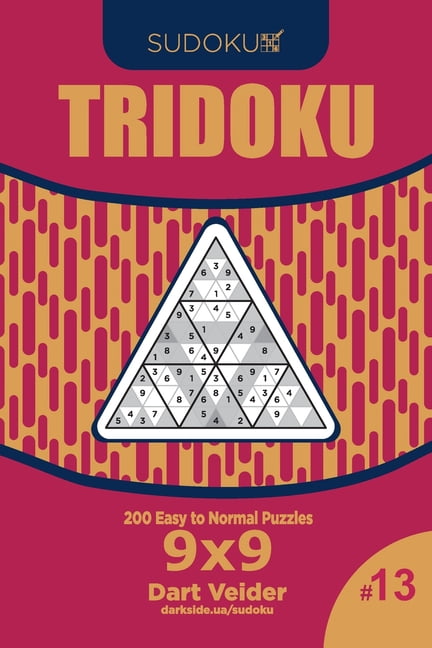 Tridoku Sudoku Tridoku - 200 Easy to Normal Puzzles 9x9 (Volume 13), Book 13, (Paperback)