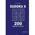 thumbnail image 1 of Sudoku X - 200 Master Puzzles 9x9 (Volume 8), 1 of 1
