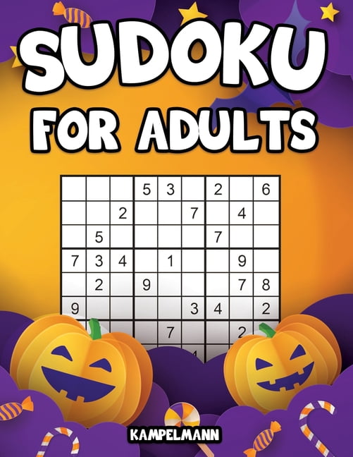 Sudoku for Adults: 200 Sudoku Puzzles for Adults with Solutions - Large Print - Halloween Edition, (Paperback)