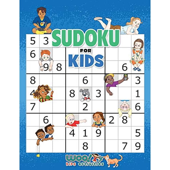 Pre-Owned Sudoku for Kids: 100+ Sudoku Puzzles from Beginner to Advanced (Paperback) 0997799382 9780997799385