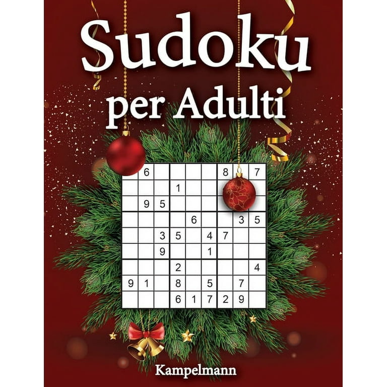 Sudoku per adulti: Libro di puzzle Sudoku per Adulti con le soluzioni  (Edizione natalizia) (Paperback)