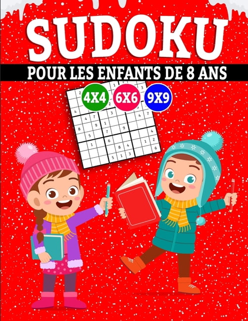 Sudoku pour les enfants de 8 ans: 313 Sudoku (Ã©dition NoÃ«l) pour enfants dÃ¨s 5 ans - avec instructions et solutions, Pou, (Paperback)