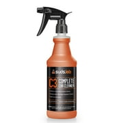Suds Lab C3 Complete Car Cleaner, Multipurpose Car Wash Solution for Interior and Exterior Cleaning, Spray for Automotive Detailing, 32 oz