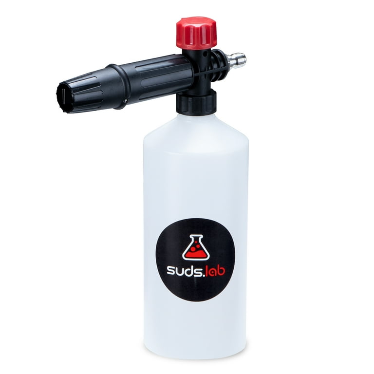 Suds Lab F2 Professional Foam Gun - Adjustable Nozzle, Quick Connect 