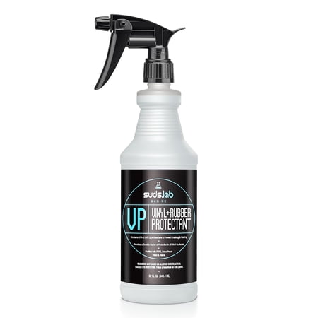 Suds Lab Marine VP Boat Vinyl and Rubber Protectant - UV & Water Protection, Cleans & Shines, Long-Lasting, 32 oz