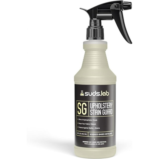 Suds Lab SG Upholstery Stain Guard for Car Seats, Cloth, Furniture