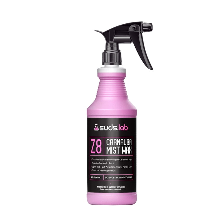 Suds Lab Z8 Carnauba Mist Wax 32 oz - Quick Shine Protective Wax