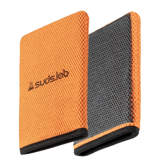 Suds Lab SC Synthetic Clay Mitt for Car Detailing - Reusable Clay Bar Mitt to Remove Paint Overspray, Water Spots, Tree Sap & Rail Dust