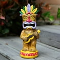 SudsYard Solar Tiki Decor MMF7 Outdoor Statues,Guitar Tiki Garden Decor