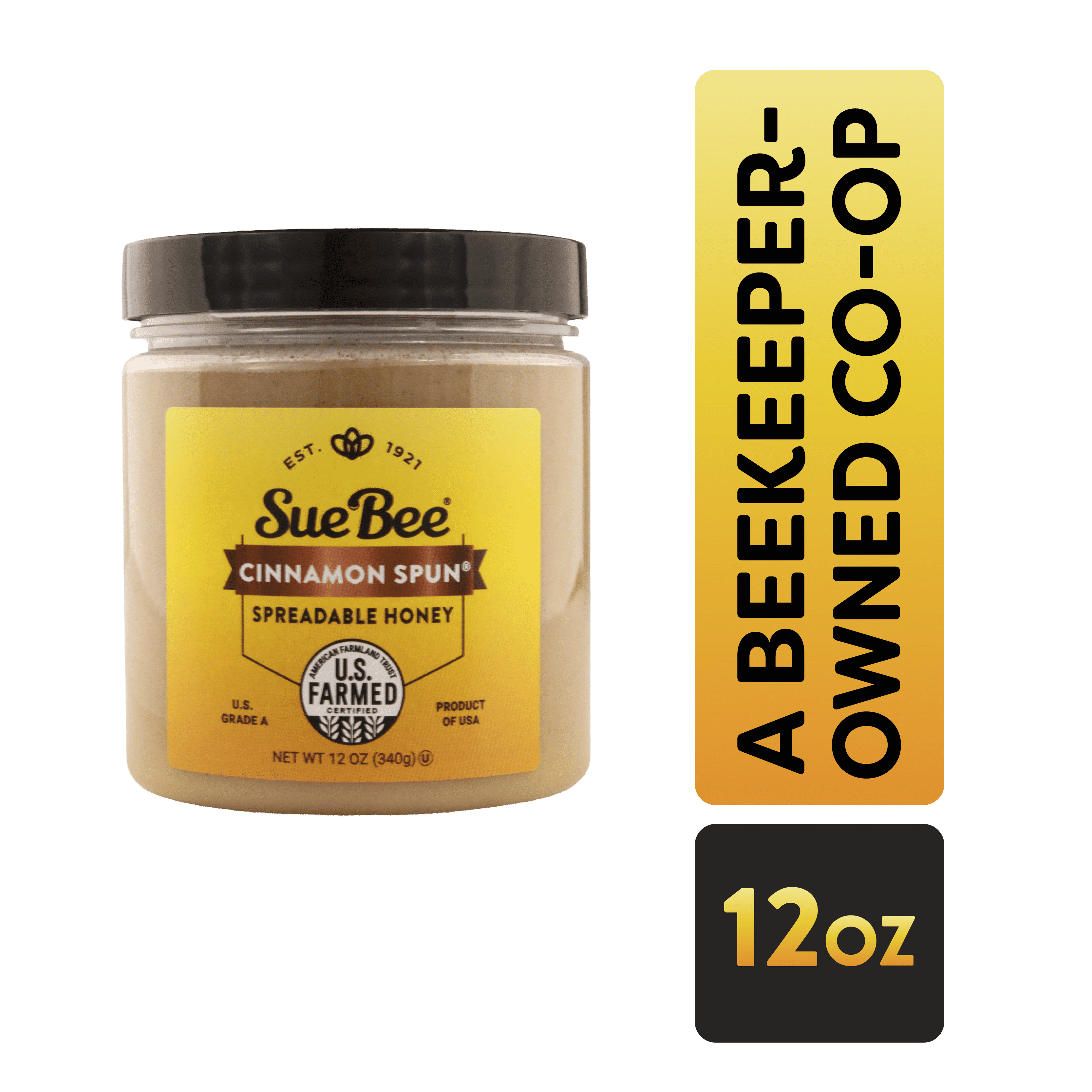 Sue Bee Cinnamon Spun Spreadable Honey, 12 oz - Walmart.com