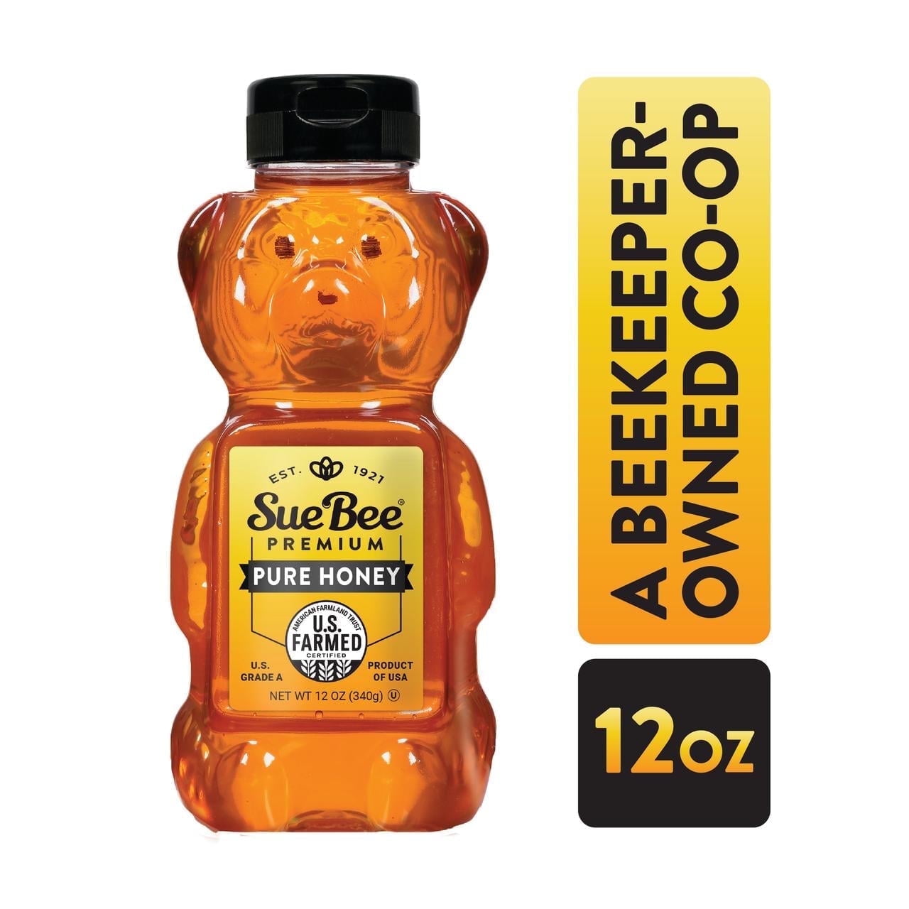 Sue Bee Honey Bear, 12 oz Bottle
