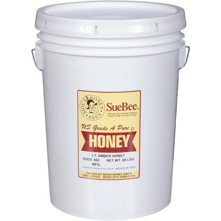 Sue Bee Light Amber Honey Bulk, 60 Pound