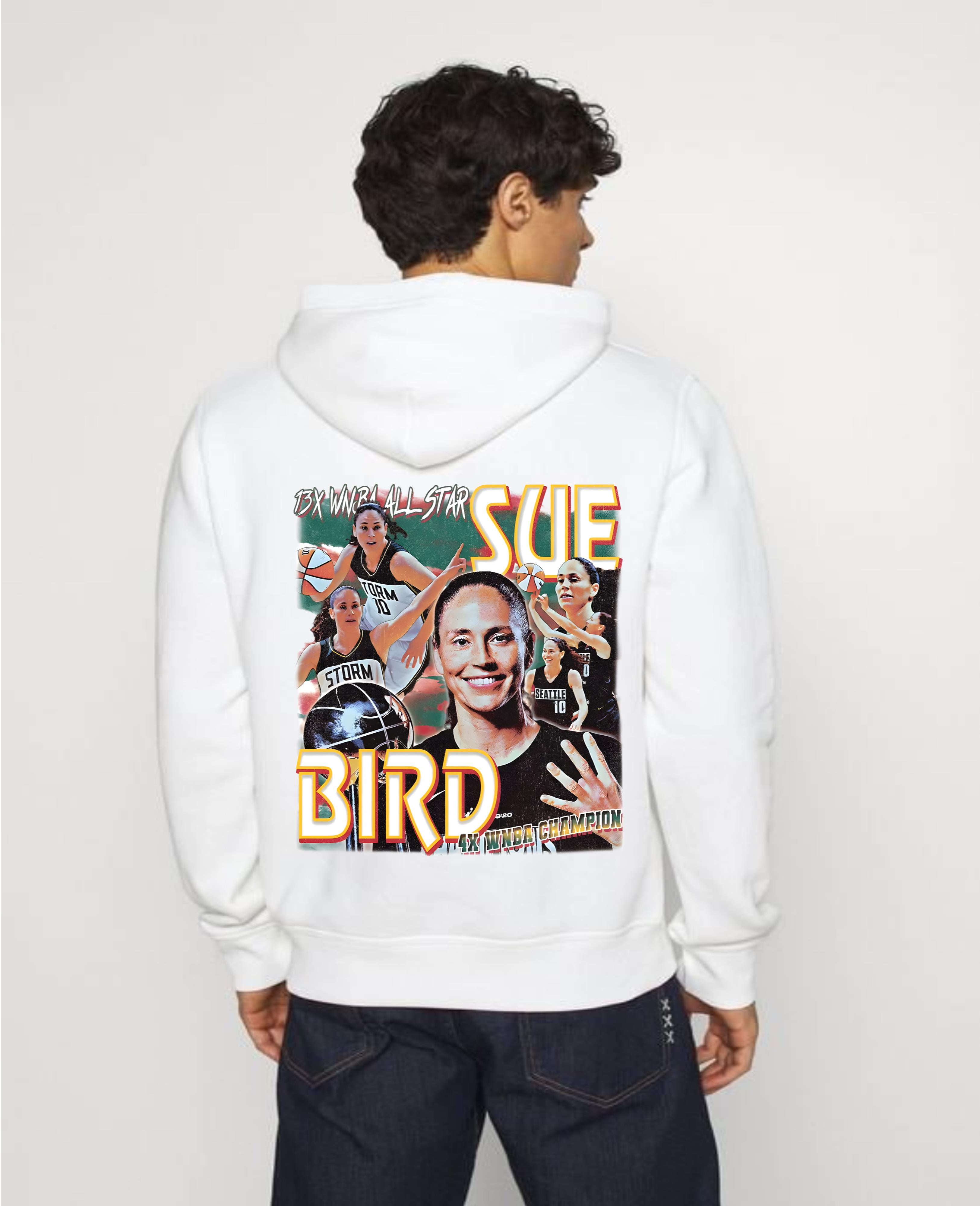 Sue Bird Shirt Vintage Sue Bird Graphic Sweatshirt Jersey Bootleg 90S