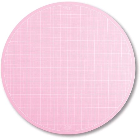 Sue Daley 16 Inch Pink Round Rotating Cutting Mat