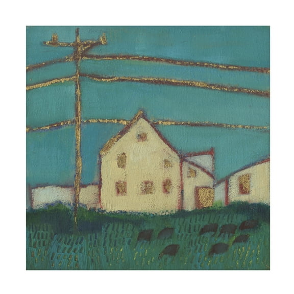 Sue Jachimiec 'Fon Barn I' Canvas Art