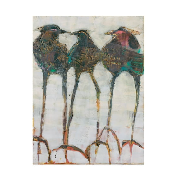 Sue Jachimiec 'Gaggle I' Canvas Art