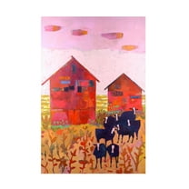 Sue Jachimiec 'Orland Barns' Canvas Art