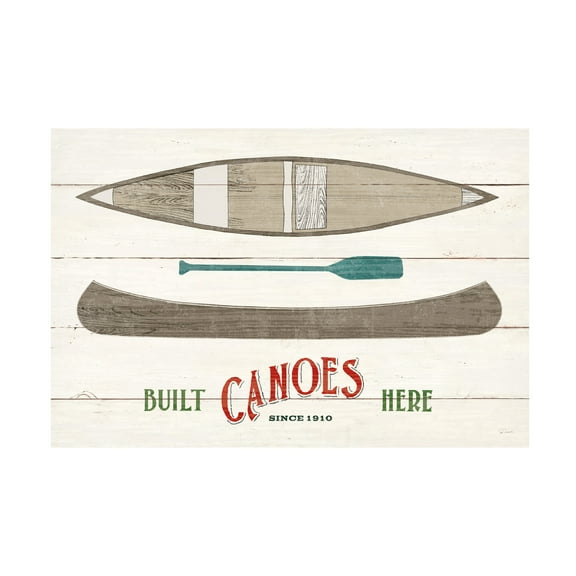 Sue Schlabach 'Cabin Life VII Neutral' Canvas Art