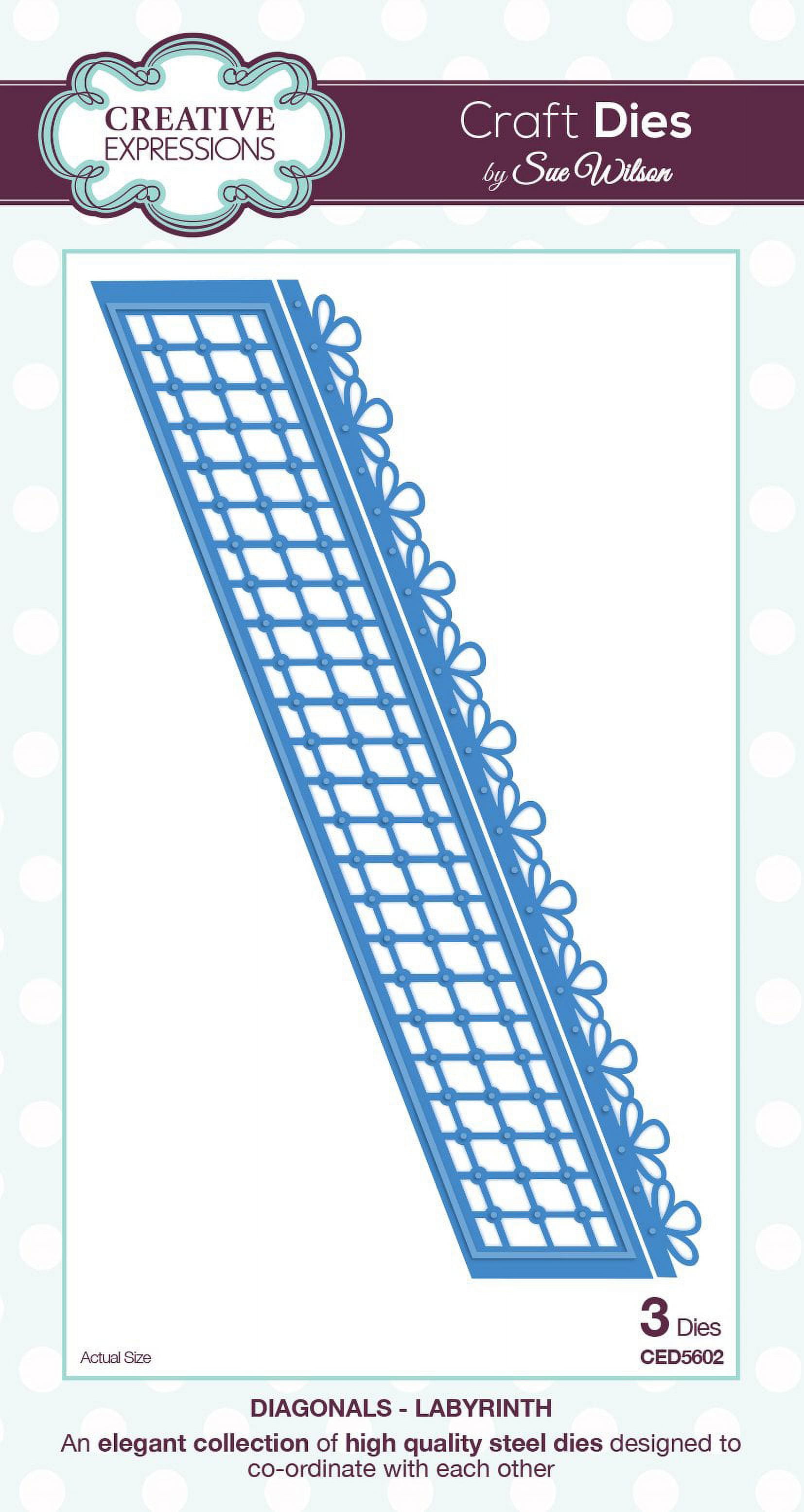 Sue Wilson Die Corvus - High-Quality Steel Crafting Die For Scrapbooking & Card Making