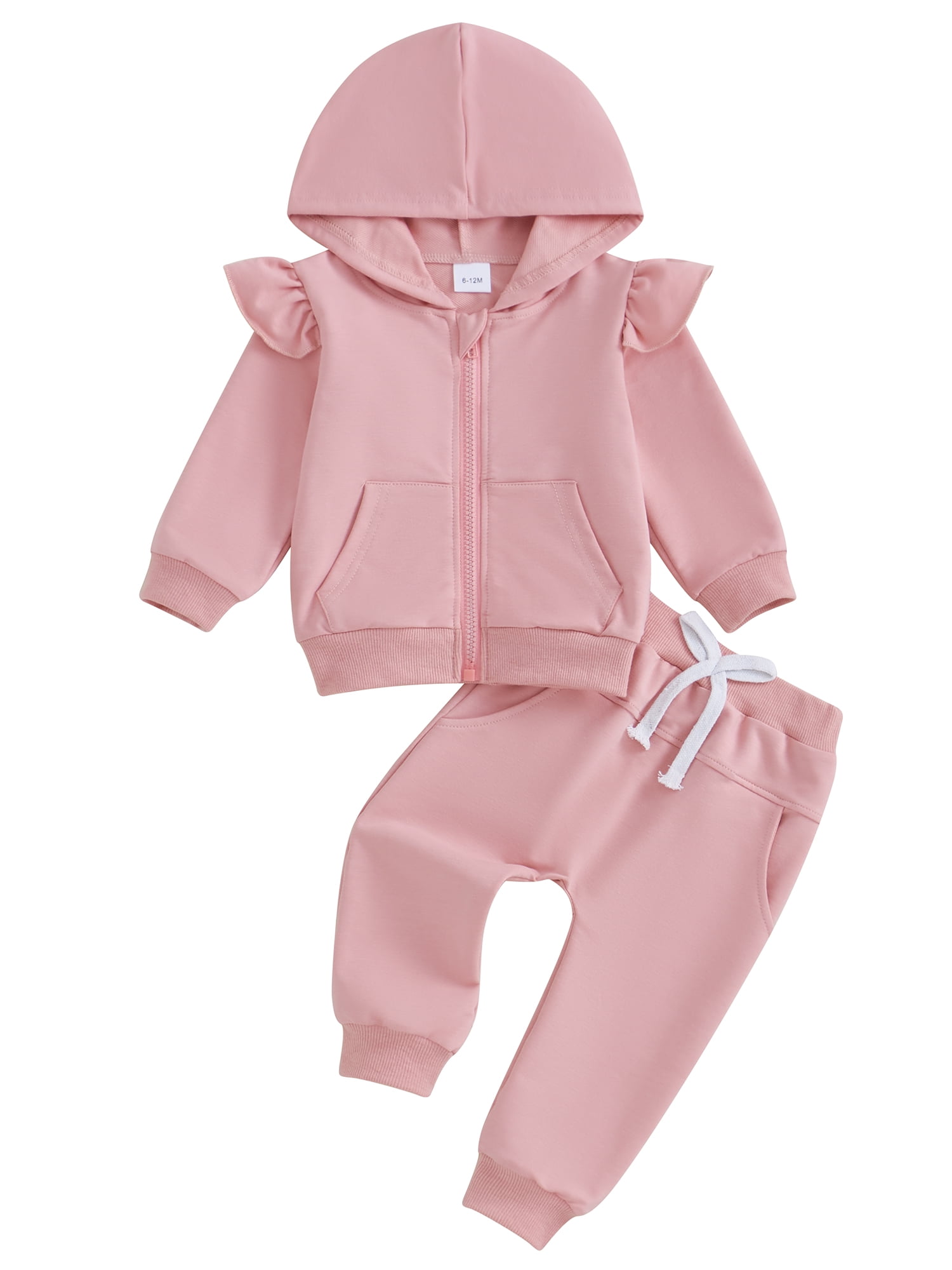 Suealasg 2Pcs Kids Baby Girls Fall Winter Clothes Set 6M 1T 2T 3T 4T