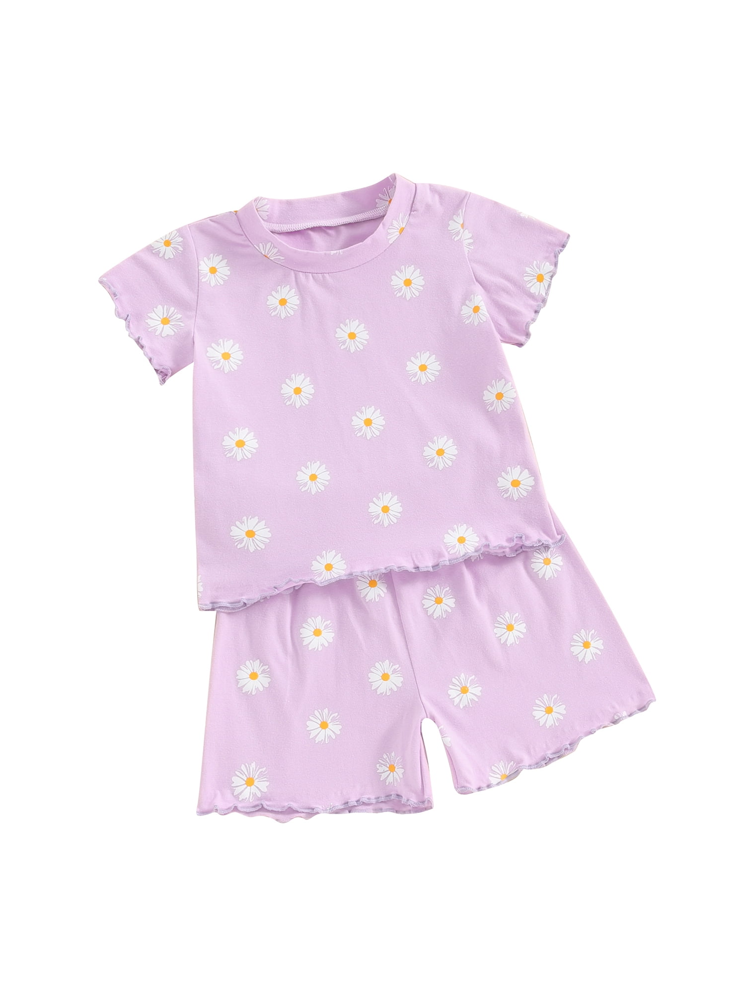 Suealasg Toddler Girl Summer Clothes Set (Girls), 2-Piece Set, Sizes 6-24 Months