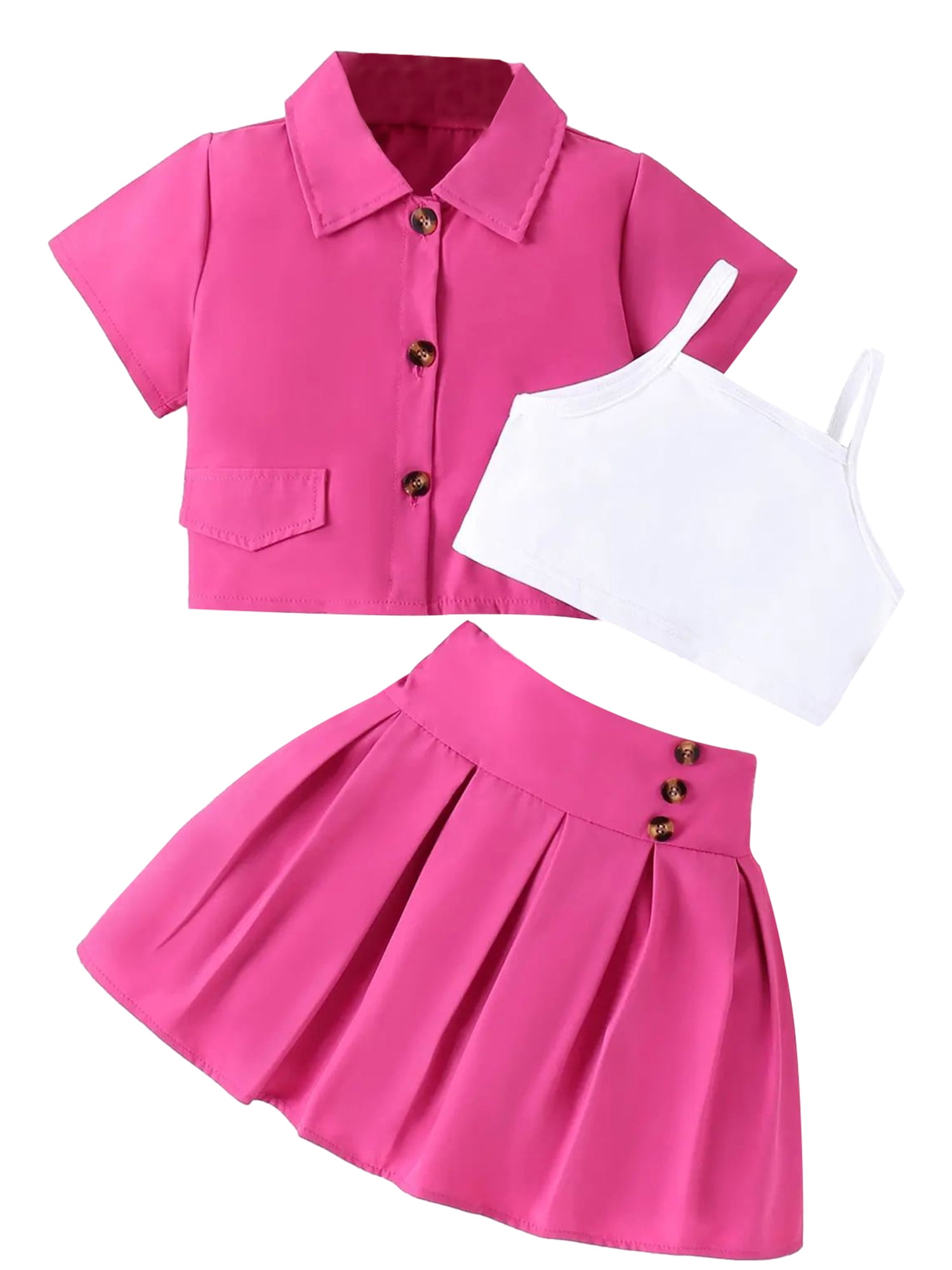 Amazon.com: GERU Girls' Suspender Skirt - Adjustable A-Line