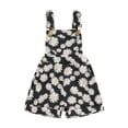 thumbnail image 1 of Suealasg 6M 1T 2T 3T 4T 5T 6T Toddler Kids Girl Clothes Little Girl Summer Daisy Overalls Shorts Sleeveless Suspender Jumpsuit Romper, 1 of 6