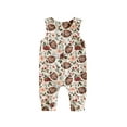 thumbnail image 1 of Suealasg Baby Boy Girls Rugby Print Sleeveless Romper Bodysuit One Piece Outfit Jumpsuit for Newborn Infant, 1 of 9
