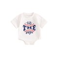 thumbnail image 1 of Suealasg Baby Boys Baseball Romper Short Sleeve Crew Neck Baseball Print Bodysuit Infant Newborn Summer One Piece Clothes, 1 of 7
