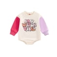 thumbnail image 1 of Suealasg Baby Boys Girls Halloween One Piece Clothes 3 6 12 18 Months Infant Long Sleeve Letter Print Sweatshirt Romper Newborn Halloween Bodysuit, 1 of 8