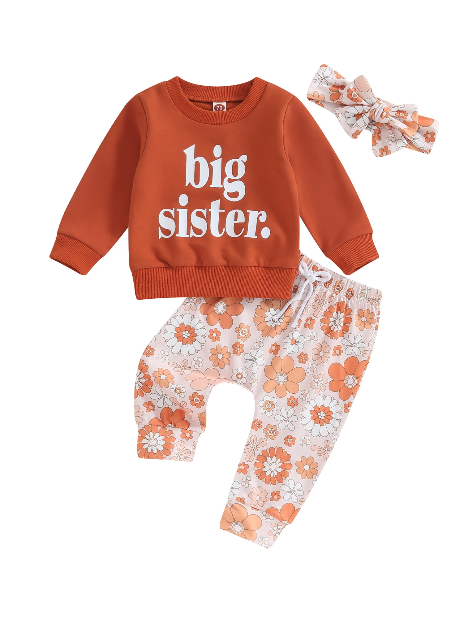 Suealasg Baby Girl Fall Outfits Set Clothes 6M 1T 2T 3T Infant Girl Long Sleeve Letters