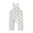 thumbnail image 1 of Suealasg Baby Girls Boys Jumpsuit Sleeveless Rainbow Print Suspender Pants 3 6 12 18 Months Infant Girls Boys Casual Overalls, 1 of 7