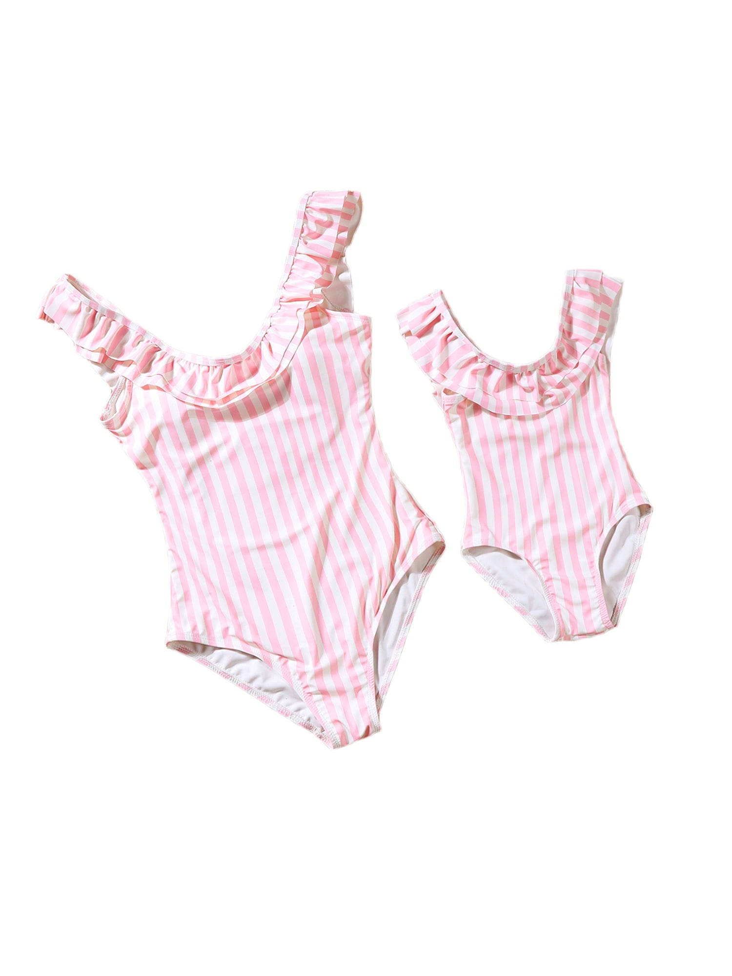 Suealasg Family Matching Swimsuits One Piece Bathing Suits Mommy and Me