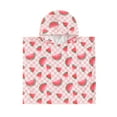 thumbnail image 1 of Suealasg Hooded Bath Towels for Toddler Baby Girls Soft Thick Absorbent Cotton Bathrobe Watermelon Print Swimsuit Cover up Poncho Robe for Beach Pool Bath, 1 of 8
