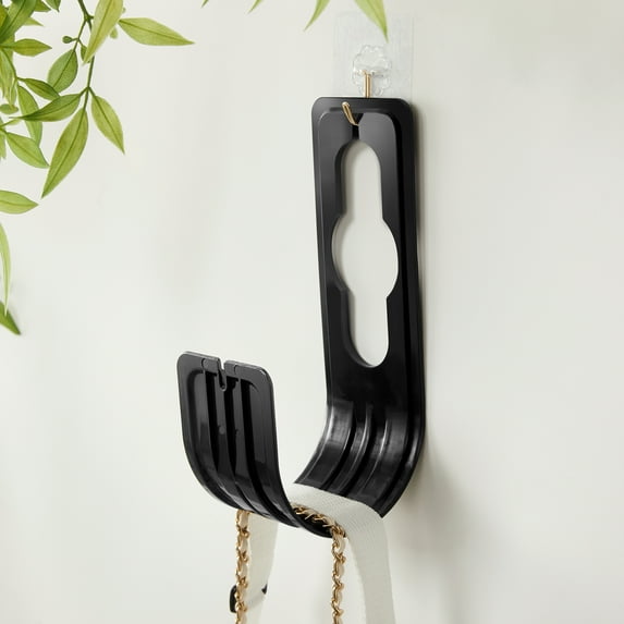 Suealasg Hose Pipe Reel Holder,Storage Hanger Wall Mounted Garden Hook Watering Rack, Black / Green