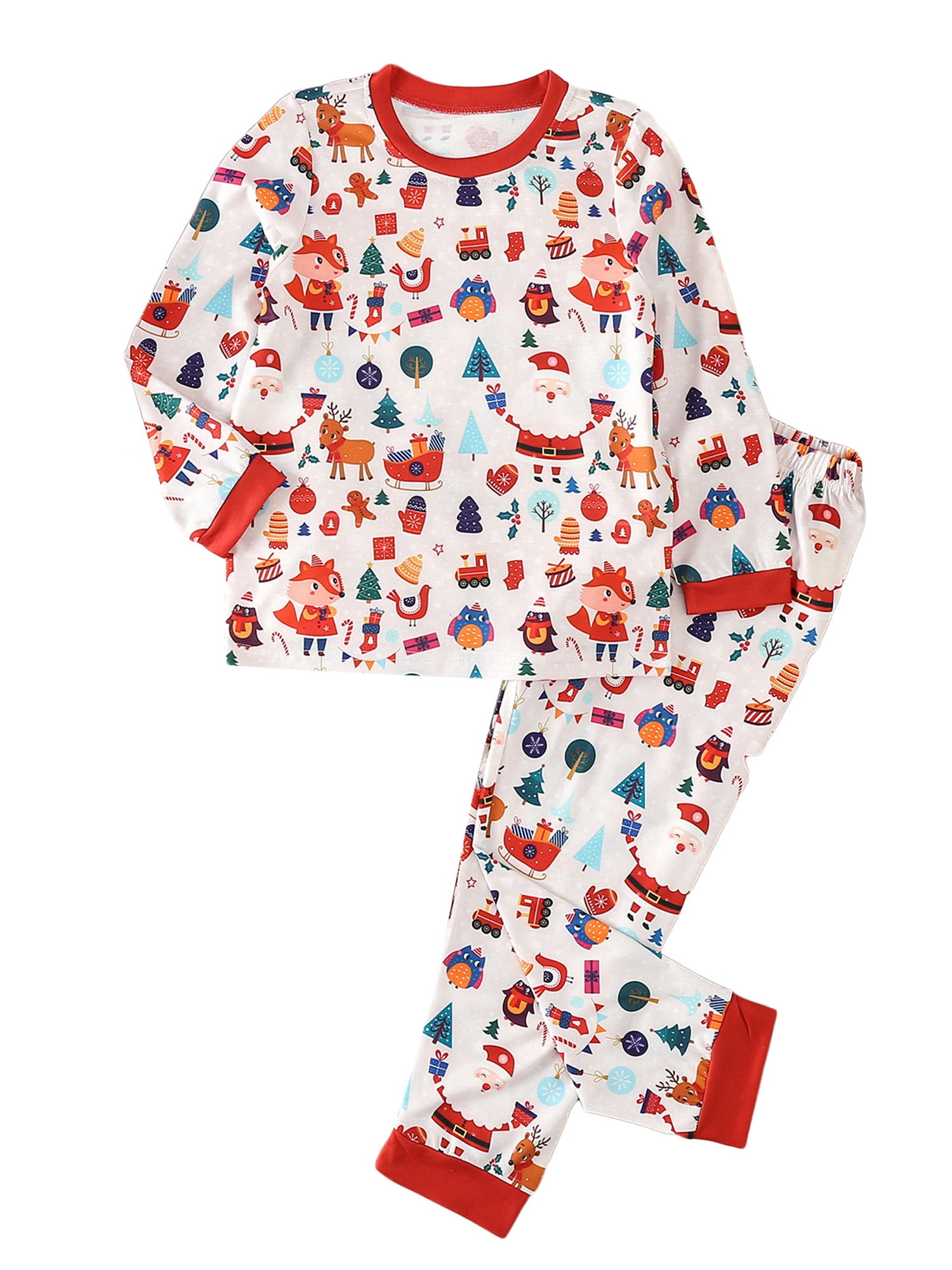 Suealasg Kids Boys Christmas Pajamas Outfits 2T 3T 4T 5T 6T 7T Little ...