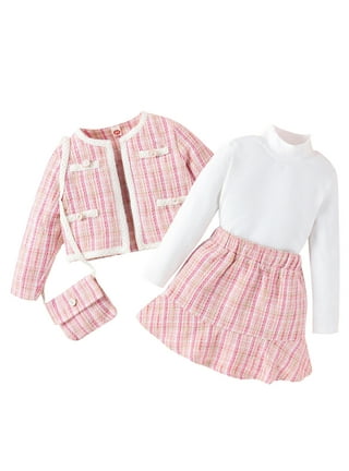 Little girl 2025 skirt suits