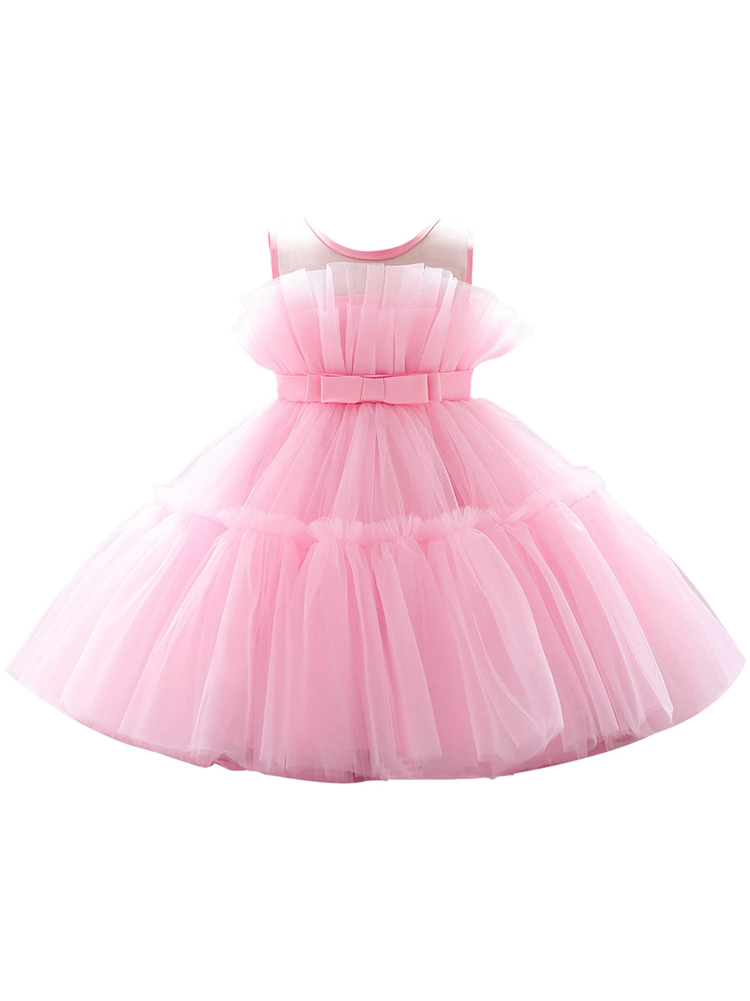 Kid Girl Formal Princess Girls Sequins Gradient Long Sleeve Polka Dress main image 1