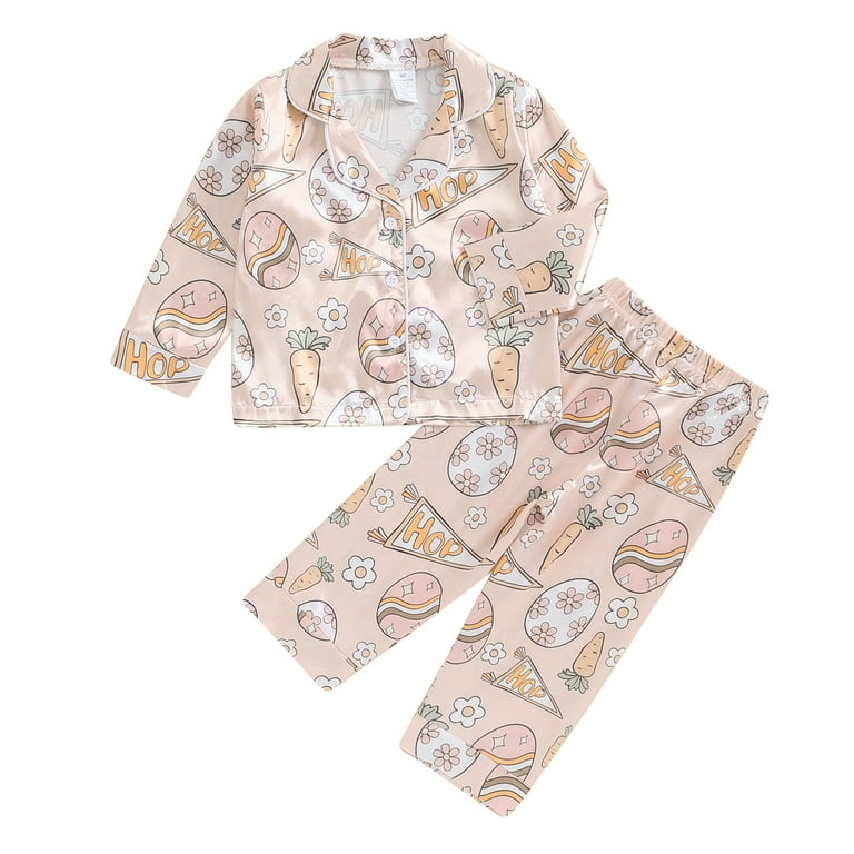 Boys Easter Pajamas Girls Easter Pyjamas Bluey Easter Pjs Target