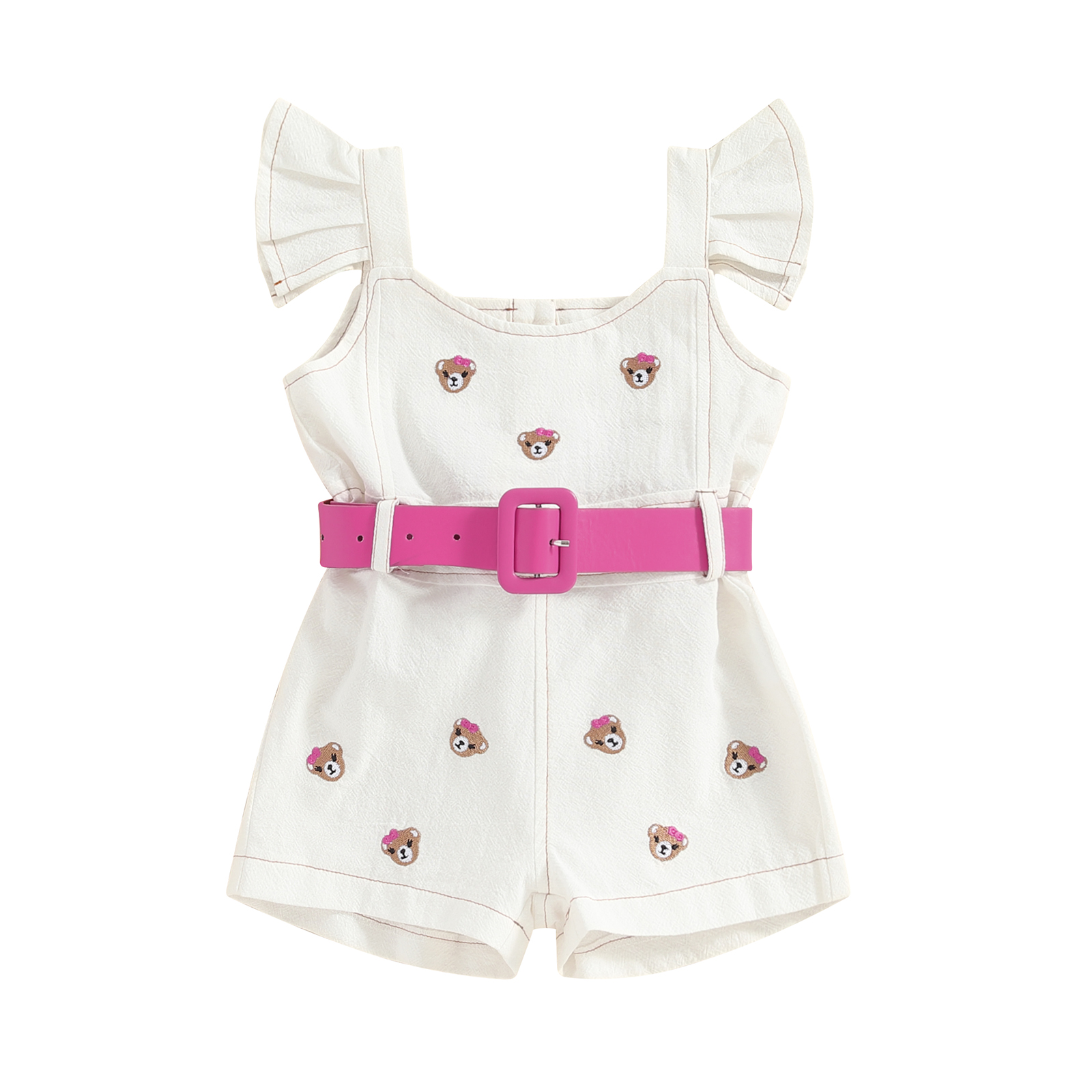KIDS 3/4 FLARE SLEEVE PLAYSUIT 4-10 BY THE MEADOW main image 1