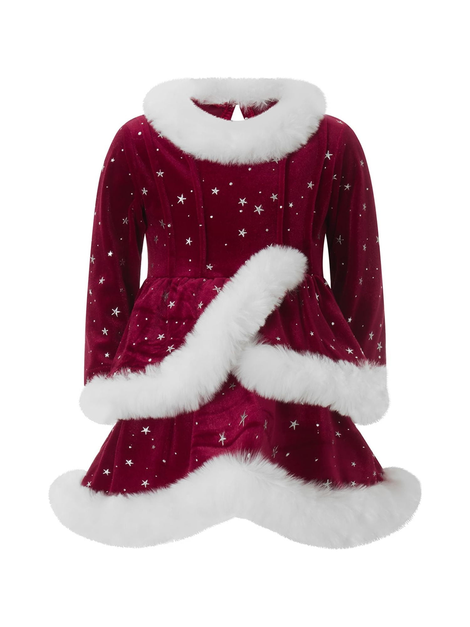 Suealasg Little Girls Christmas Princess Dress 6M 1T 2T 3T 4T Kids