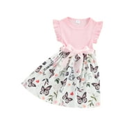 Suealasg Little Girls Summer Outfit Set (Girl's), 2-Pack