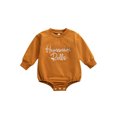 thumbnail image 1 of Suealasg Thanksgiving Baby Boy Girl Clothes Newborn Fall Romper 3 6 12 18 Months Infant Long Sleeve Letter Print Bodysuit Jumpsuits, 1 of 8