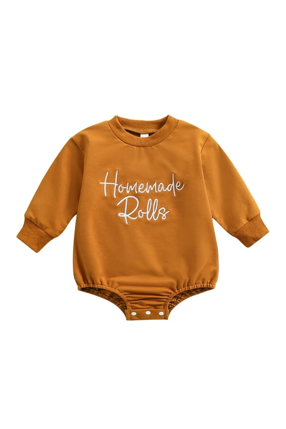 Thanksgiving Baby Boy Girl Clothes Newborn Fall Romper 3 6 12 18 Months Infant Long Sleeve Letter Print Bodysuit Jumpsuits