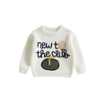 thumbnail image 1 of Suealasg Toddler Baby Boy Girl Sweater Long Sleeve Golf Letter Knit Pullover 6M 12M 2T 3T Infant Easter Jumpers Tops Fall Winter Knitwear, 1 of 7