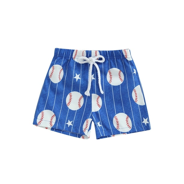 Boys baseball swim trunks on sale