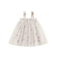 thumbnail image 1 of Suealasg Toddler Girls Summer Dress Sleeveless Strawberry/Rabbit Print Tulle A-line Dress 6M 1T 2T 3T 4T Kids Baby Girls Casual Dress, 1 of 7